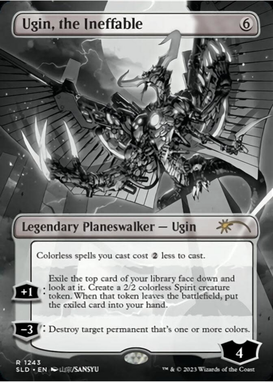 MTG Magic The Gathering CCG Secret Lairs Boarderless Planeswalker Foil Pack 4 Cards WOC-D26800000