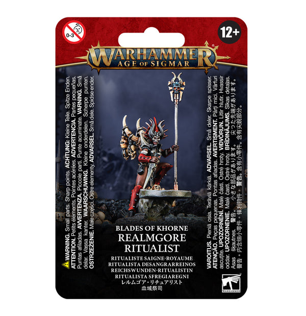Games Workshop Warhammer Age Of Sigmar Blades Of Khorne Realmgore Ritualist 83-22