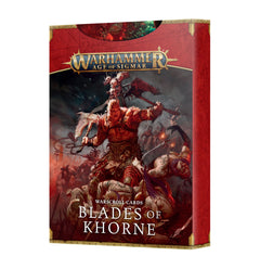 Games Workshop Warhammer Age Of Sigmar Warscroll Cards Blades Of Khorne English 83-81