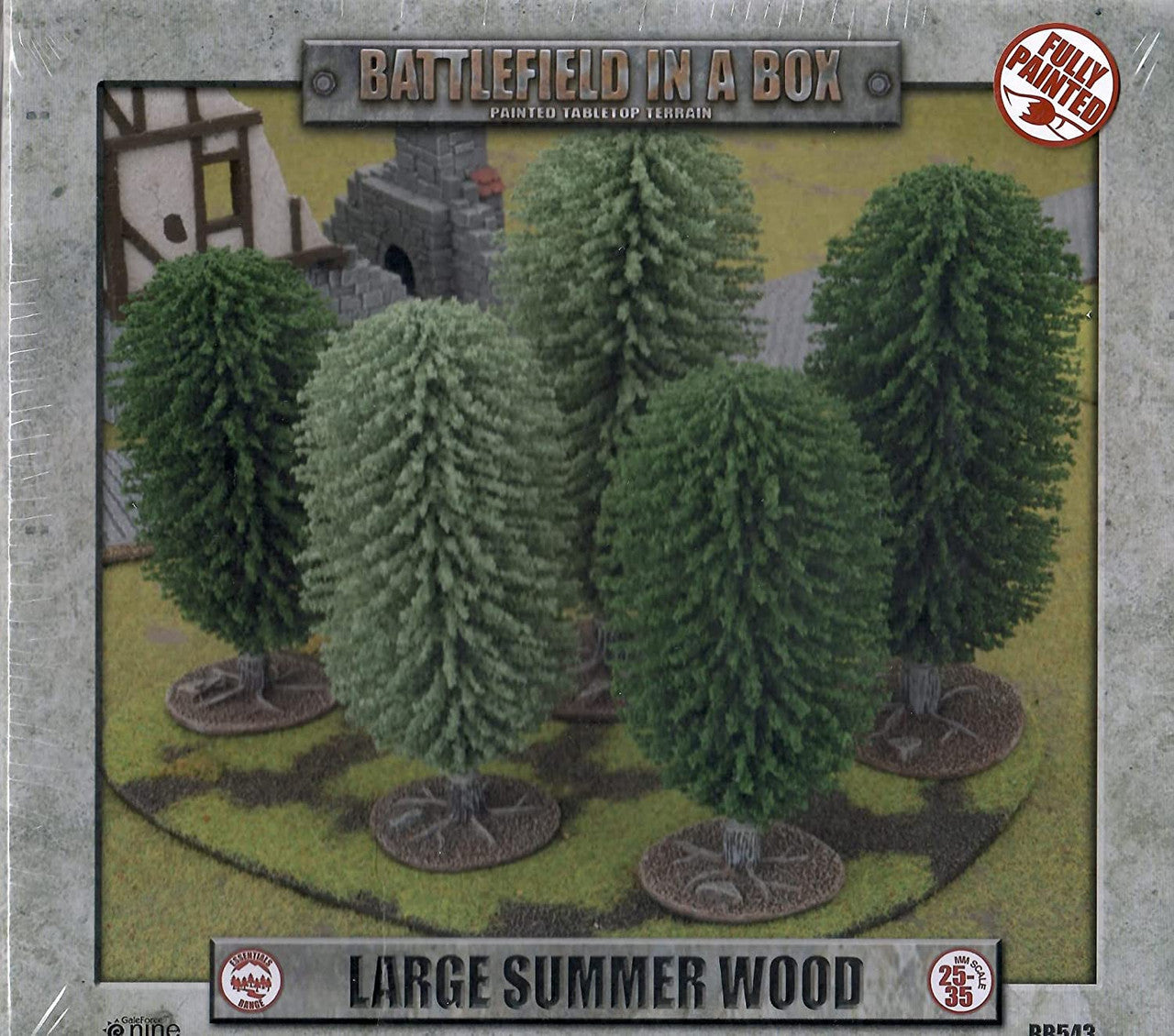 Gale Force Nine BB543 Battlefield In A Box - Large Summer Wood (x1) - 30 mm