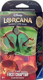 Disney Lorcana The First Chapter Starter Deck Refill-Emerald and Ruby-0608 Single Pack  RAV8191-EmeraldRuby