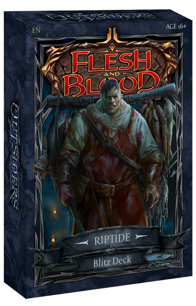 Flesh And Blood TCG Outsider Blitz Deck Riptide Single Pack FAB2302-Riptide