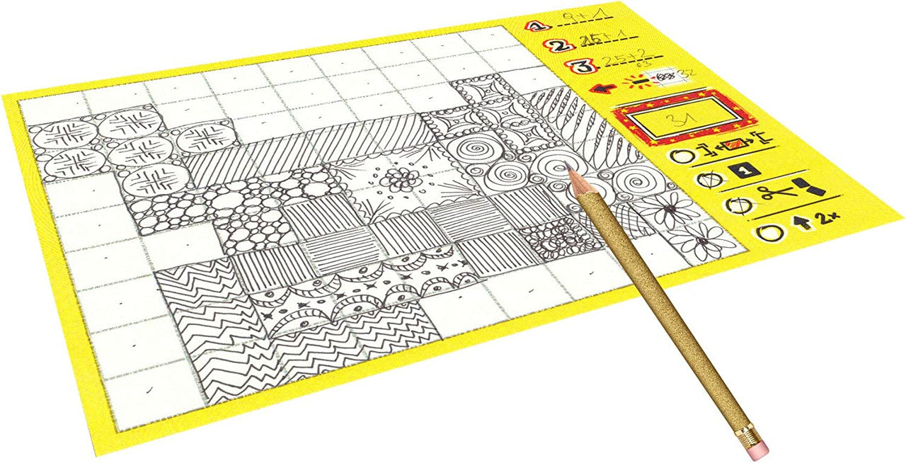 Lookout Games Patchwork Doodle Board Game Strategy Game Puzzle Game Drawing Game Family Board Game for Kids and Adults LK0107