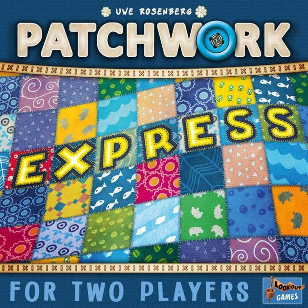 Lookout Games Patchwork Express Board Game Strategy Game Puzzle Game Family Board Game for Kids and Adults