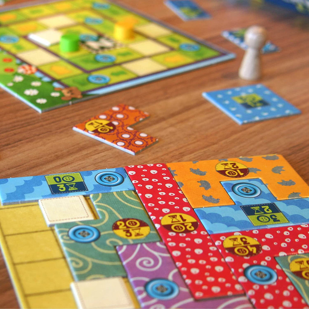 Lookout Games Patchwork Express Board Game Strategy Game Puzzle Game Family Board Game for Kids and Adults