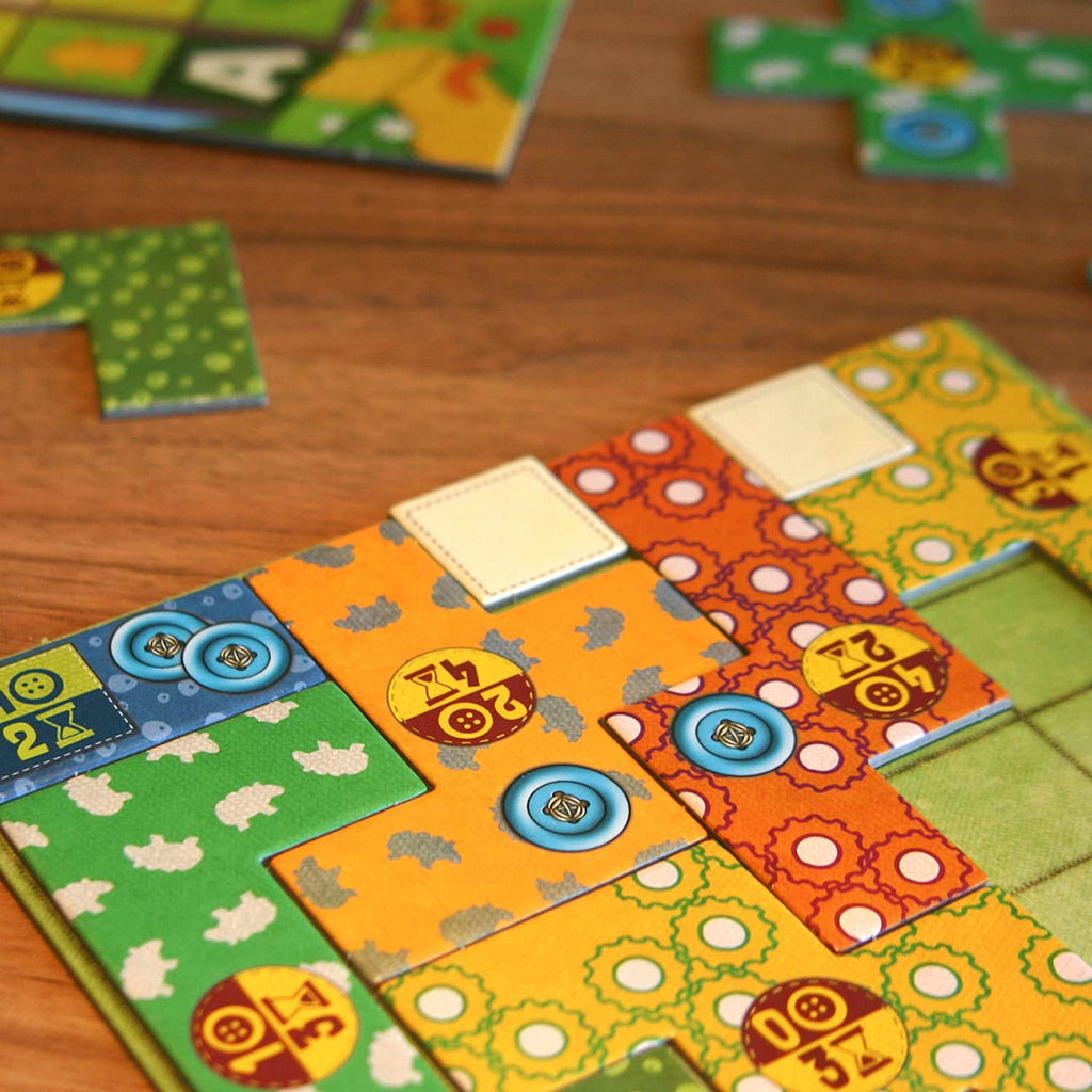 Lookout Games Patchwork Express Board Game Strategy Game Puzzle Game Family Board Game for Kids and Adults