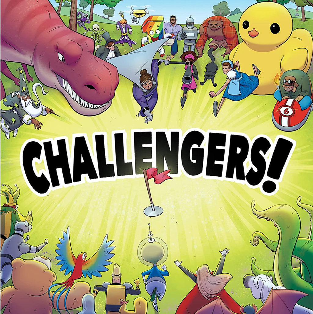 Challengers Card Game Strategy/Interactive Deck Management Game Fun Family Game for Adults and Kids ZM026