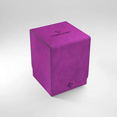 Gamegenic GGS20075ML Accessories Deck Box Purple 100+ Convertible Card Deck Box - Purple Holds Double-Sleeved Cards Removable Cover For Mix & Match Customization Powerful Magnets For Secure Closure G20075