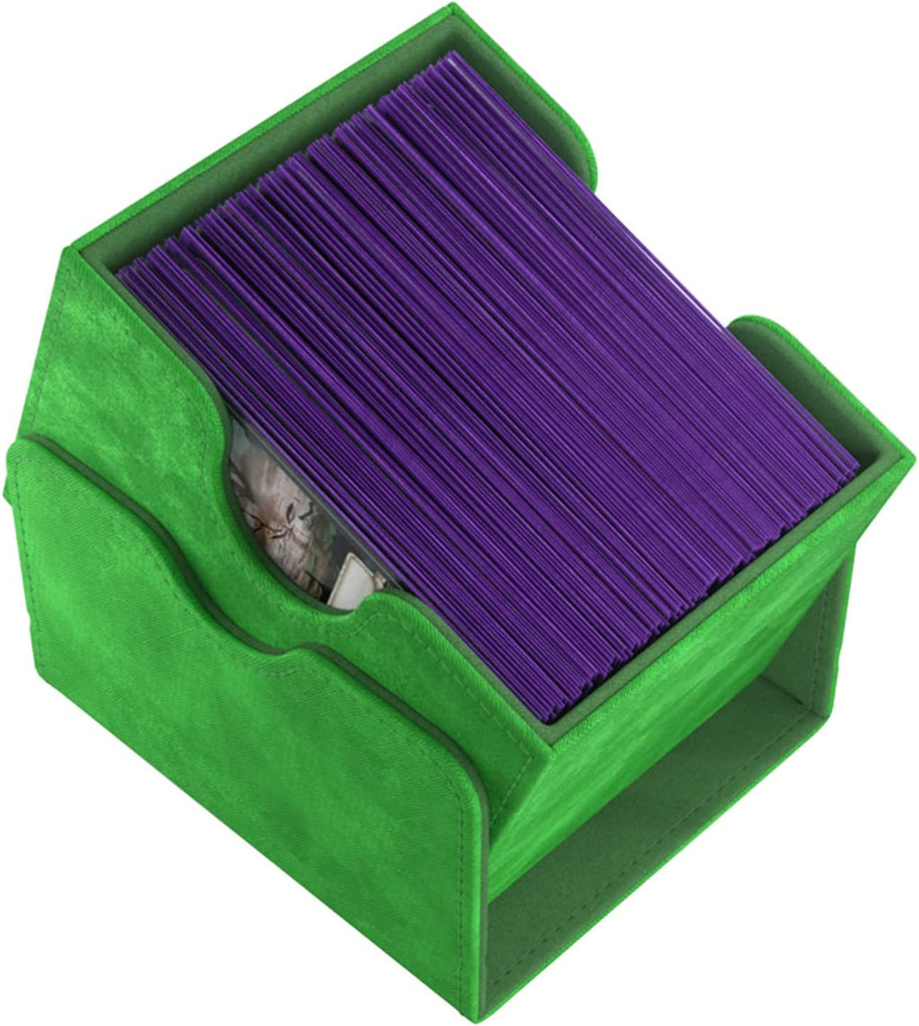 Gamegenic Sidekick 100+ Xl Convertible Deck Box Sideloading Card Storage - Green GGS20094ML