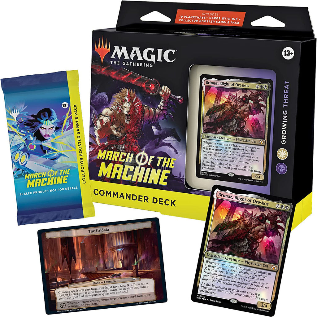 MTG Magic The Gathering CCG March Of The Machines Commander Deck-Growing Threat White/Black Single Pack MTG-MOTM-CD-GrowingThreat
