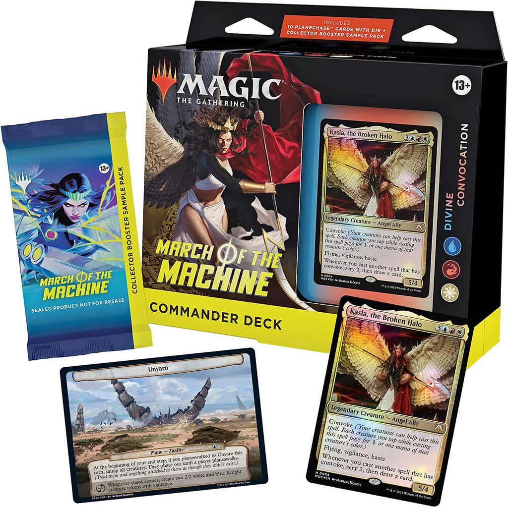 MTG Magic The Gathering CCG March Of The Machines Commander Deck-Divine Convocation Blue/Red/White Single Pack MTG-MOTM-CD-DivinConvocation