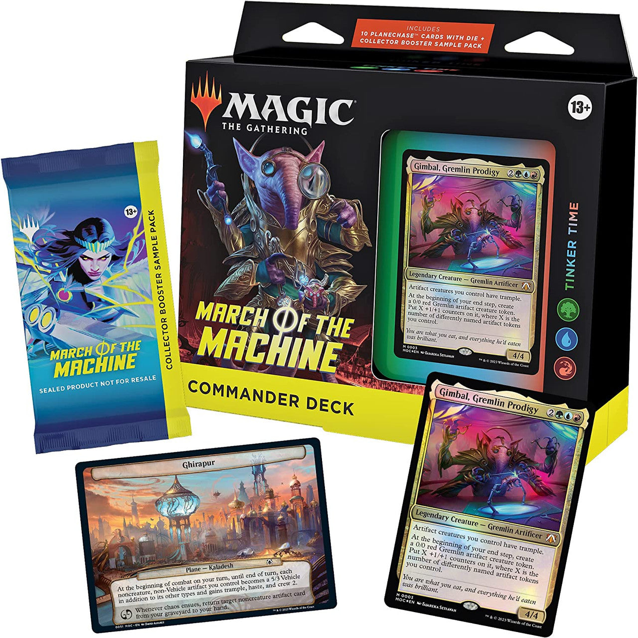 MTG Magic The Gathering CCG March Of The Machines Commander Deck-Tinker Time Green/Blue/Red Single Pack MTG-MOTM-CD-TinkerTime