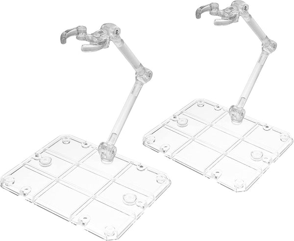 TAMASHII NATIONS Bandai Stage Act. 4 for Humanoid Stand Support (Clear) (2 Stands)