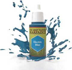 The Army Painter Warpaint Electric Blue Non Toxic Acrylic Paints 18ml WP1113