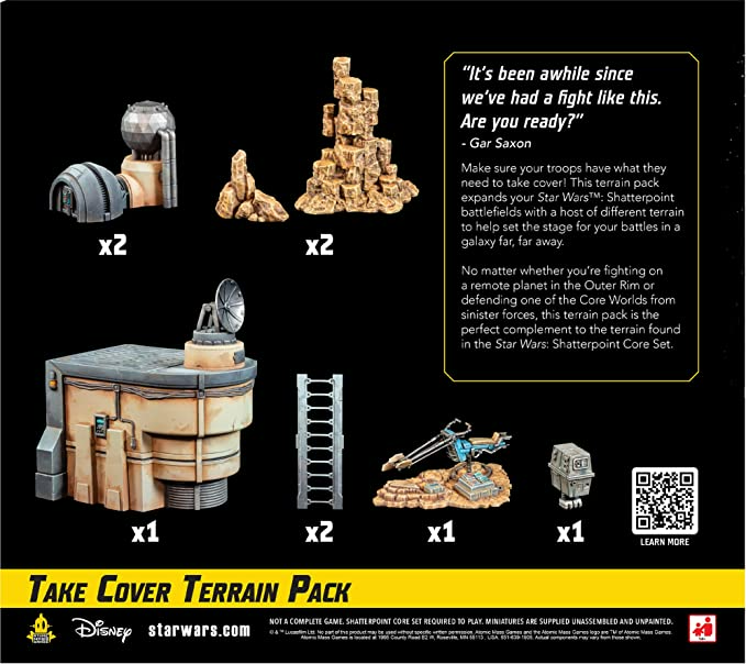 Star Wars Shatterpoint Take Cover Terrain Pack Transform Your Battlefields with Realistic Landscapes SWP17