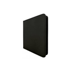 Ultra PRO - Vivid 12-Pocket Zippered PRO-Binder Black Store and Protect Up to 480 Cards ULP15891