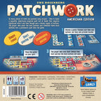 Lookout Games Patchwork Americana Edition The Ultimate Two Player Quilt Building Game Featuring Beautiful Americana Inspired Designs LK0623