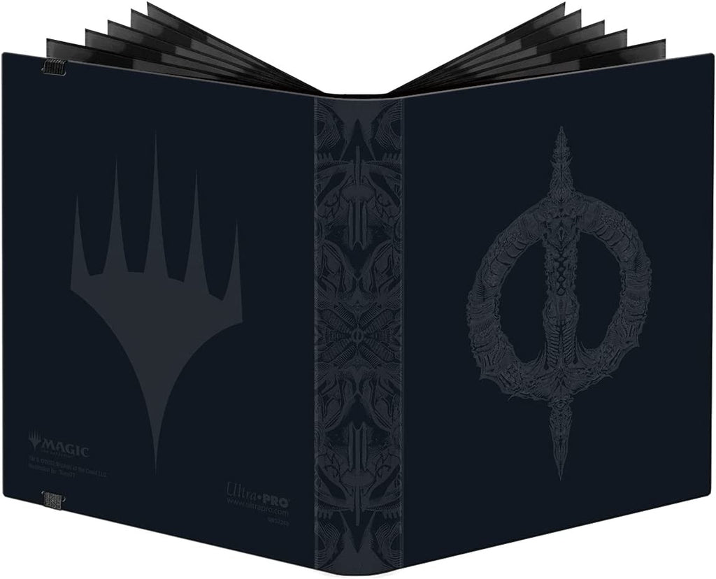 Ultra PRO - Magic The Gathering Phyrexia 4-Pocket PRO-Binder INK Protects & Stores up to 160 Standard Size Cards UPI-19682