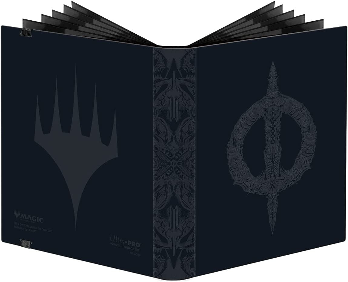 Ultra PRO - Magic The Gathering Phyrexia 4-Pocket PRO-Binder INK Protects & Stores up to 160 Standard Size Cards UPI-19682