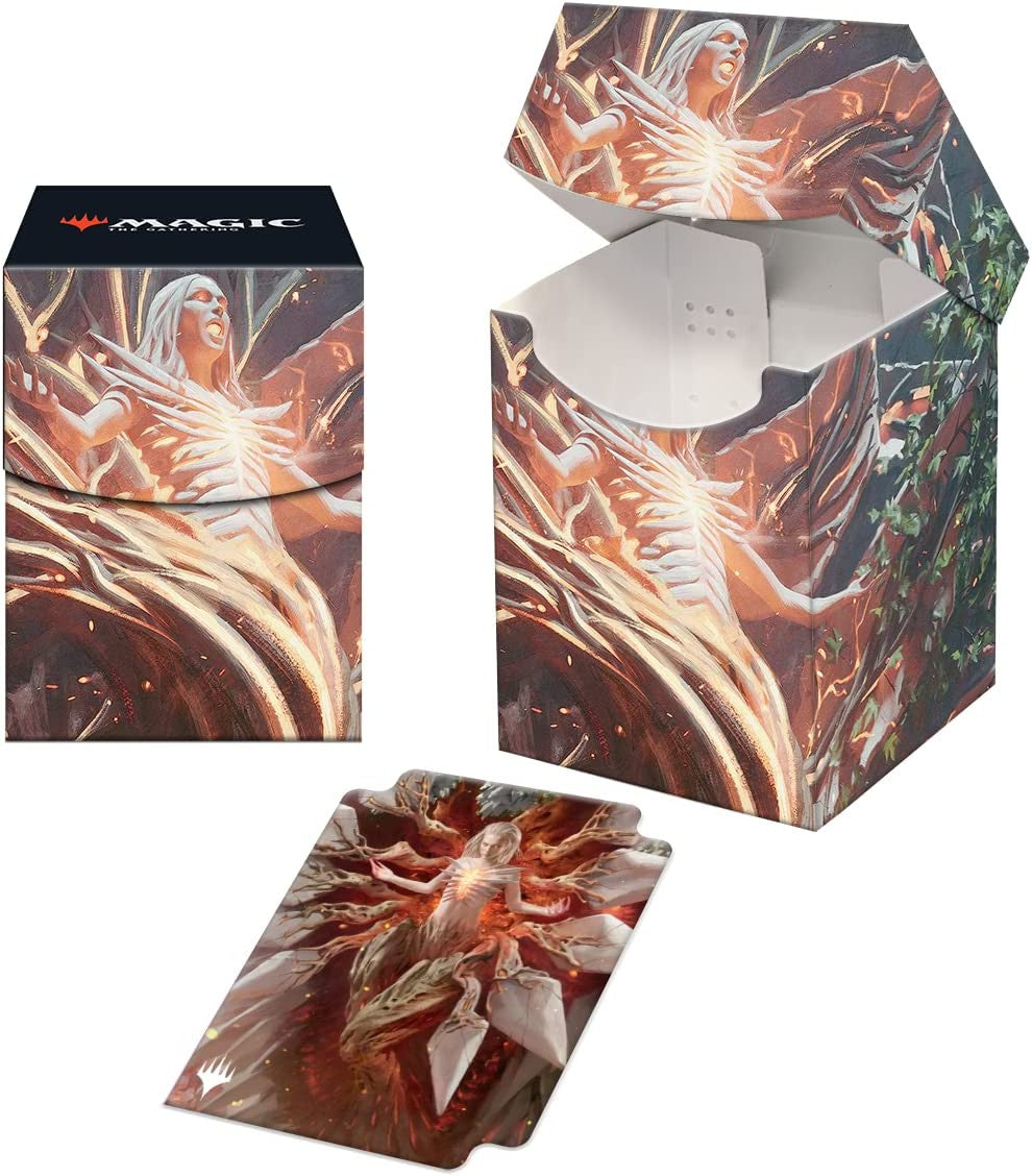 Ultra PRO Magic the Gathering CCG March of the Machine Wrenn and Realmbreaker 100+ Deck Box 3 UPI-19757