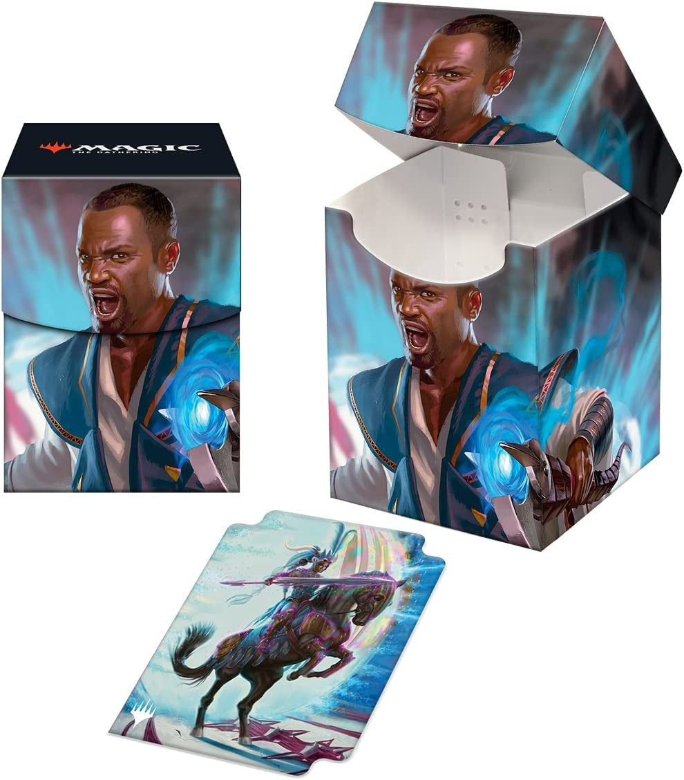 Ultra PRO March of the Machine Teferi Akosa of Zhalfir / Invasion of New Phyrexia Deck Box for Magic The Gathering Holds up to 100 standard size cards double-sleeved UPI-19758