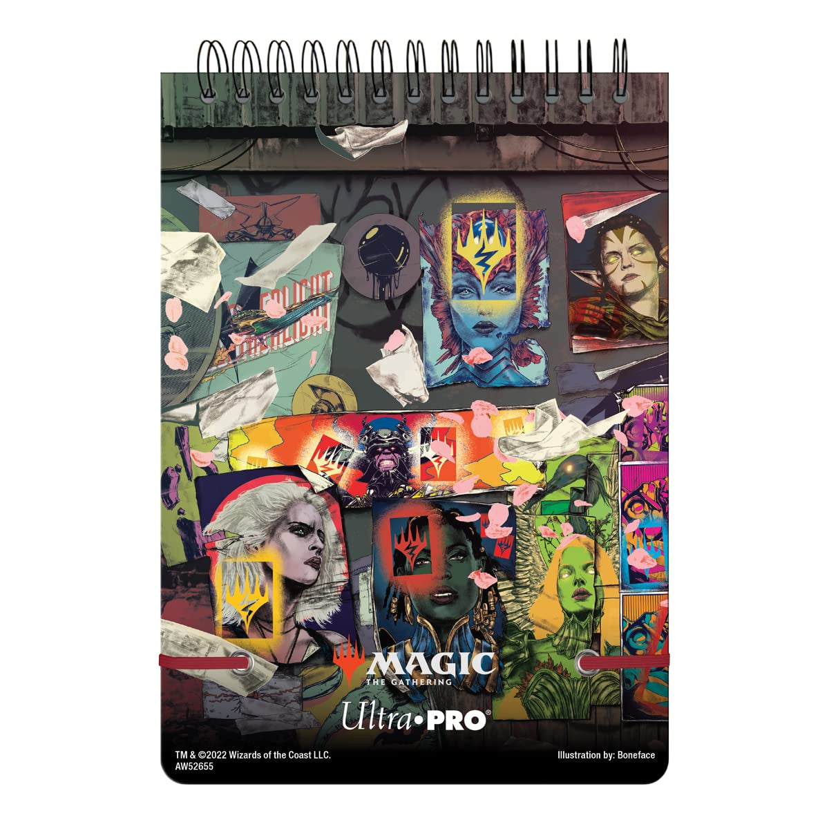 Ultra Pro Magic the Gathering CCG March of the Machine Spiral Life Pad 60 custom printed pages for organizing life totals UPI-19763