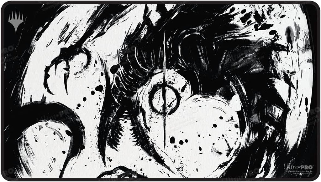 Magic the Gathering CCG: March of the Machine Black Stitched Playmat Y