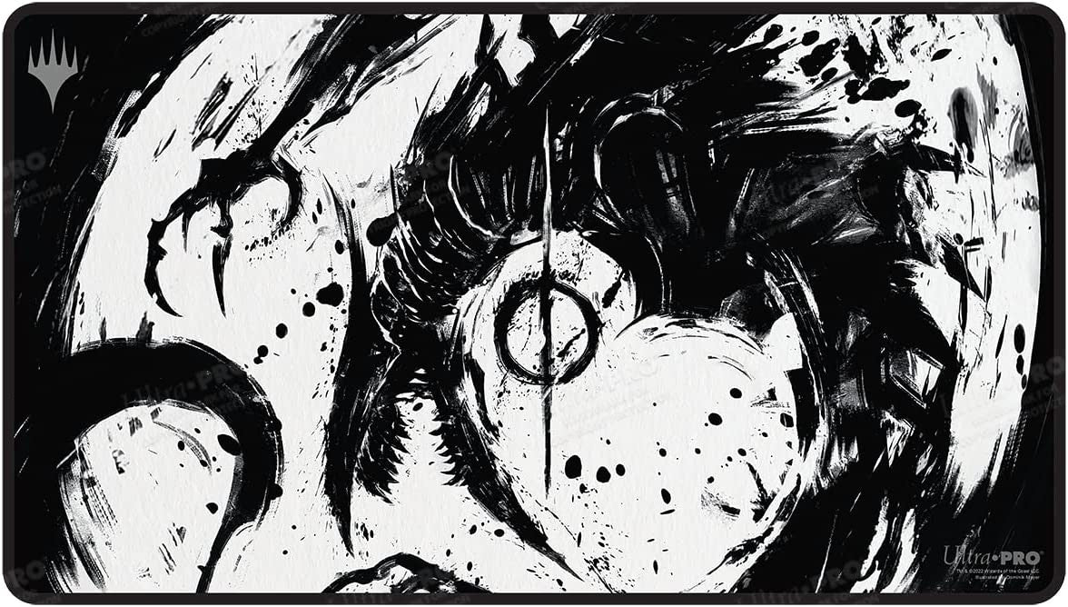 Magic the Gathering CCG: March of the Machine Black Stitched Playmat Y