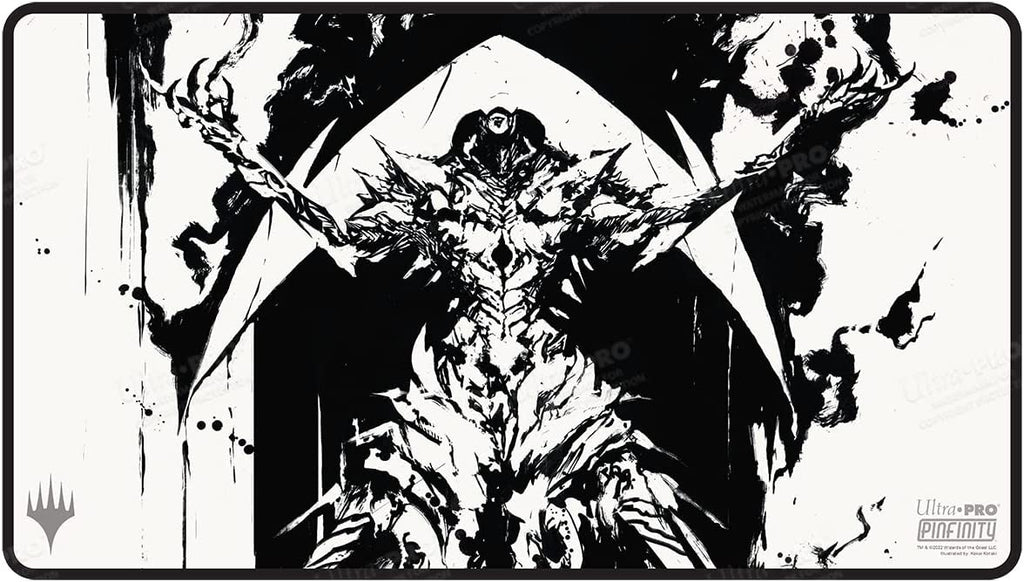 Magic the Gathering CCG: March of the Machine AR Enhanced Black Stitched Playmat Z