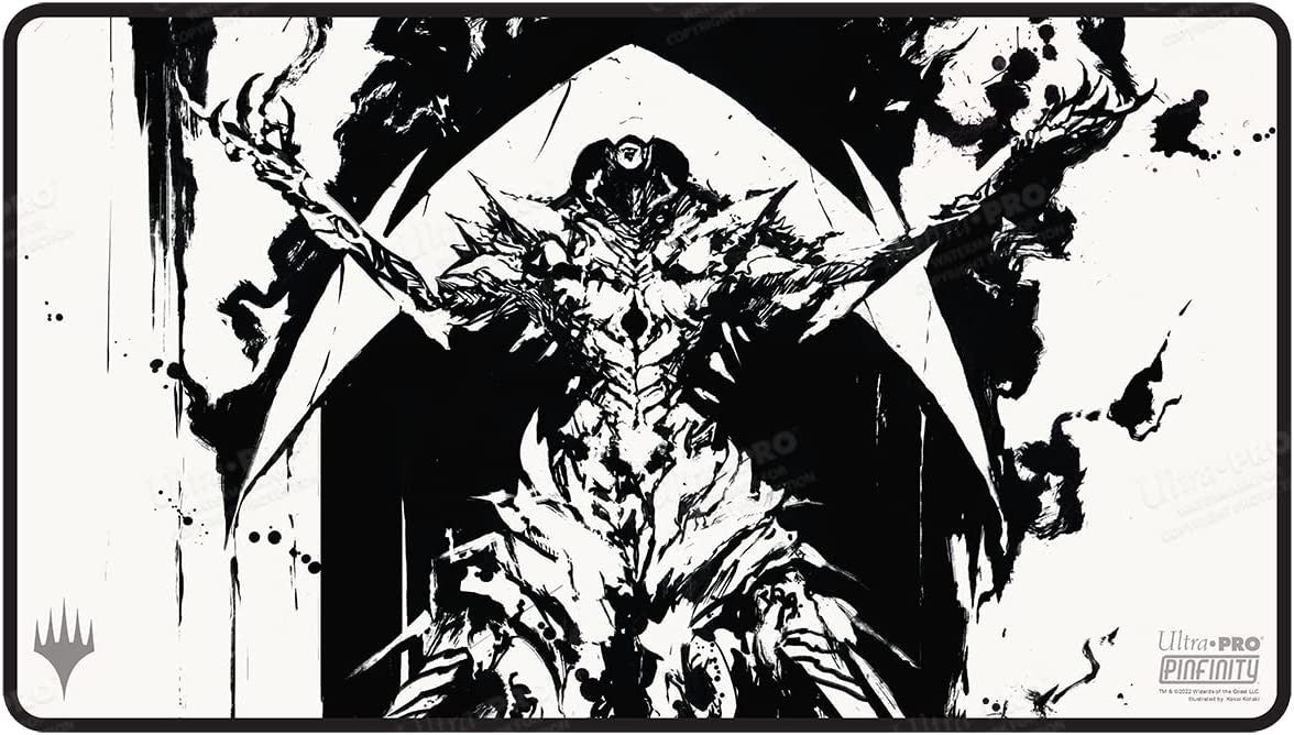 Magic the Gathering CCG: March of the Machine AR Enhanced Black Stitched Playmat Z