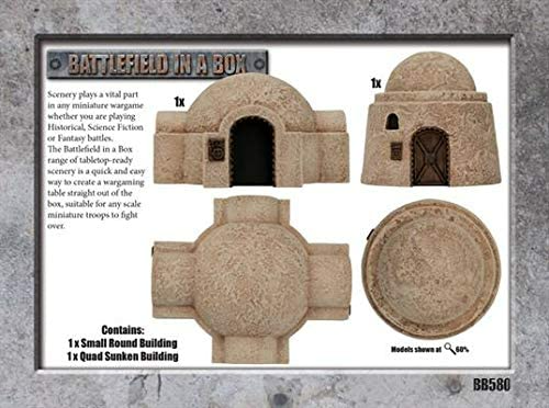 Battlefield in a Box Galactic Warzones Desert Buildings BB580