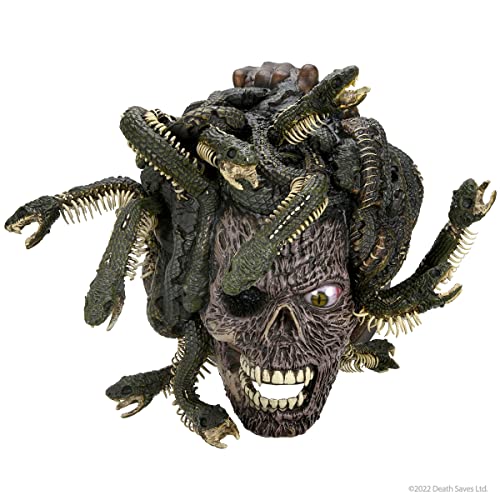 WizKids Death Saves Medusa Trophy Plaque Wall Hanging Highly Detailed Hand-Painted Full-Size Foam Sculpture