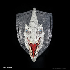 WizKids Replicas of The Realms White Dragon Trophy Plaque Dungeons and Dragons
