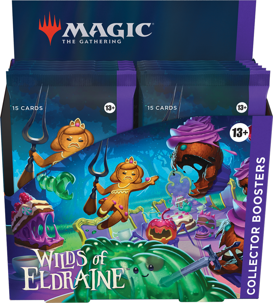 MTG Magic The Gathering CCG Wilds Of Eldraine Collector Booster Box 12 Packs 180 MTG Magic Cards MTG-CCG-WOE-CollectorBoosterDisplay