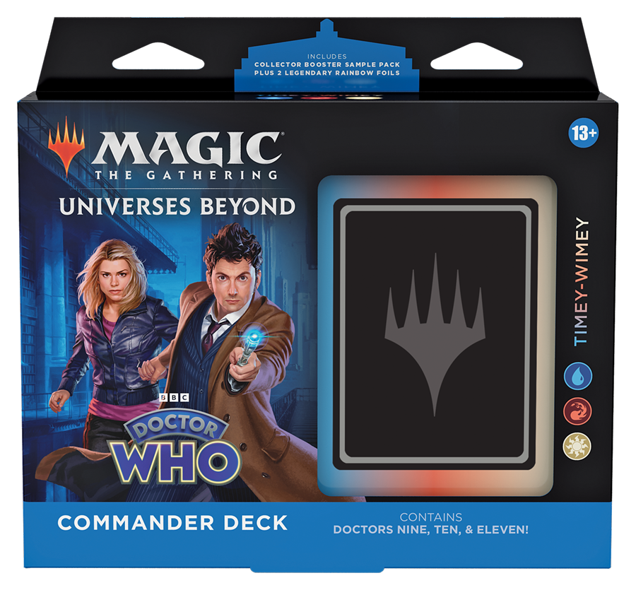 Magic The Gathering CCG Doctor Who Commander Deck Carton (4) MTG-DoctorWho-CDC