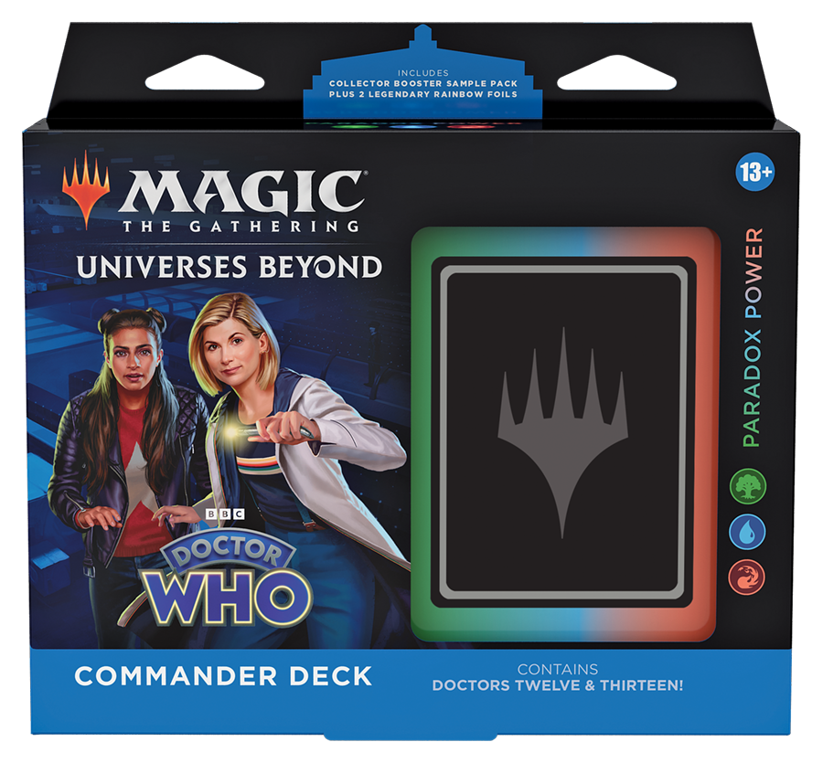 Magic The Gathering CCG Doctor Who Commander Deck Carton (4) MTG-DoctorWho-CDC