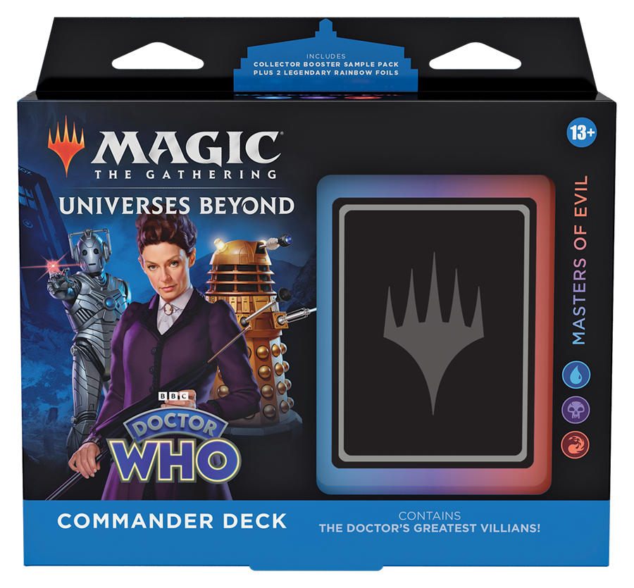 Magic The Gathering CCG Doctor Who Commander Deck Carton (4) MTG-DoctorWho-CDC