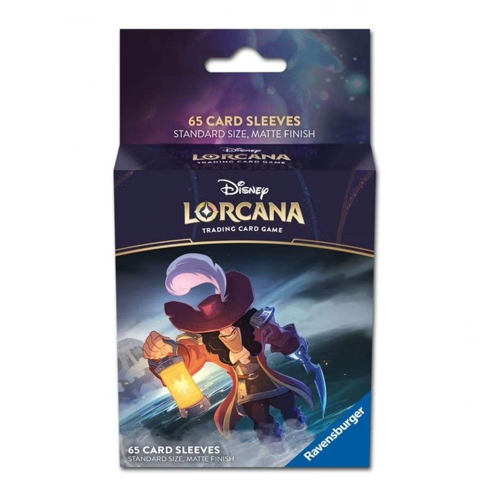 Disney Lorcana The First Chapter TCG Captain Hook Card Sleeve Pack for Ages 8 and Up