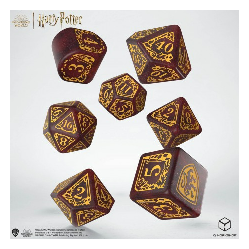 Harry Potter Slytherin Modern Dice - Red
