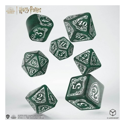 Harry Potter Slytherin Modern Dice - Green