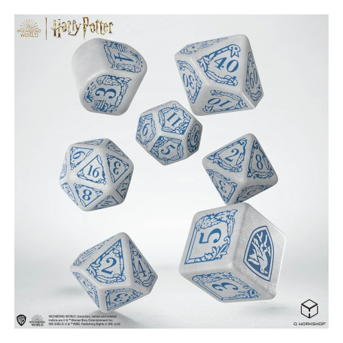 Harry Potter Slytherin Modern Dice - White