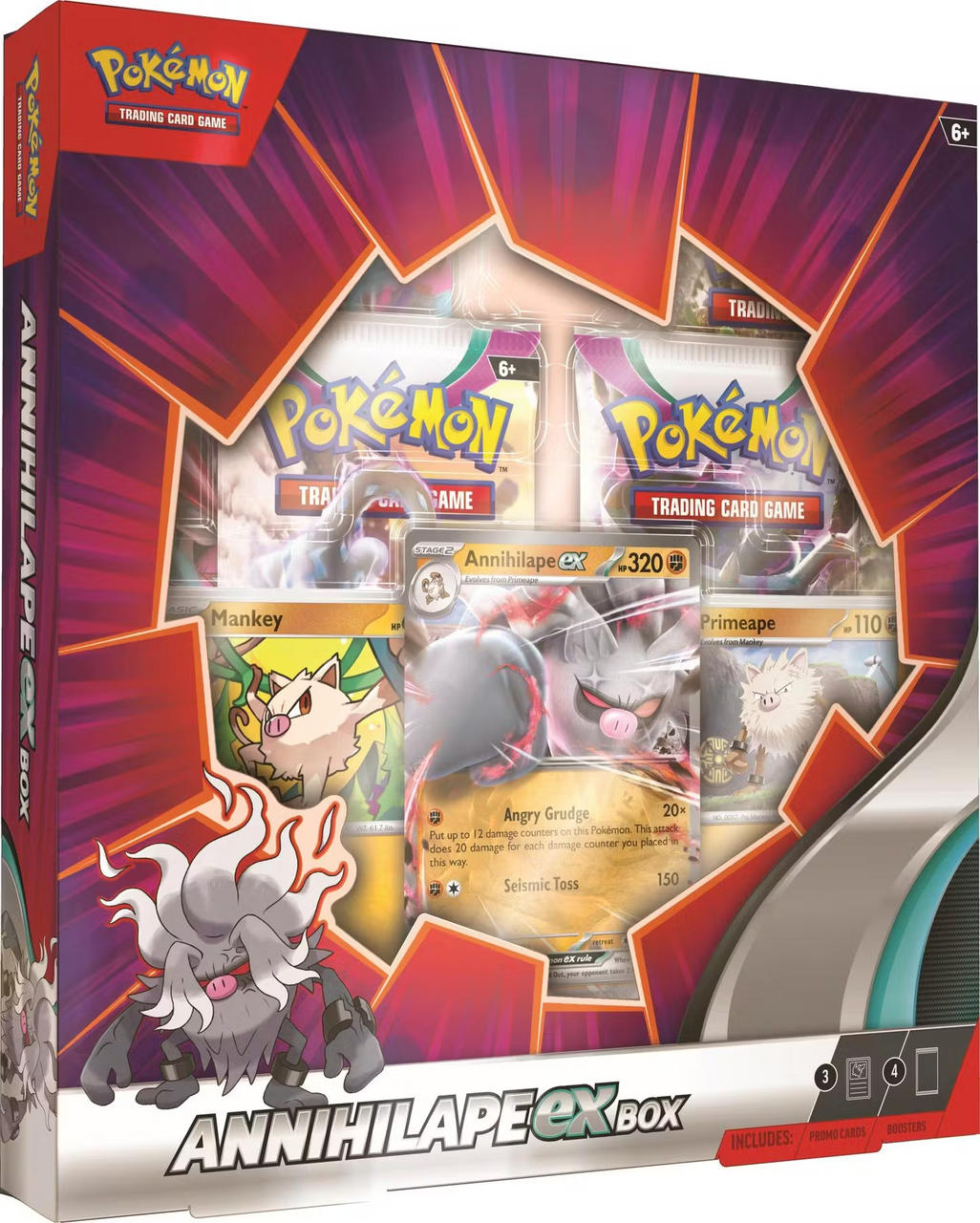 Pokemon TCG Annihilape Ex Box Single Pack PKU85245-1P