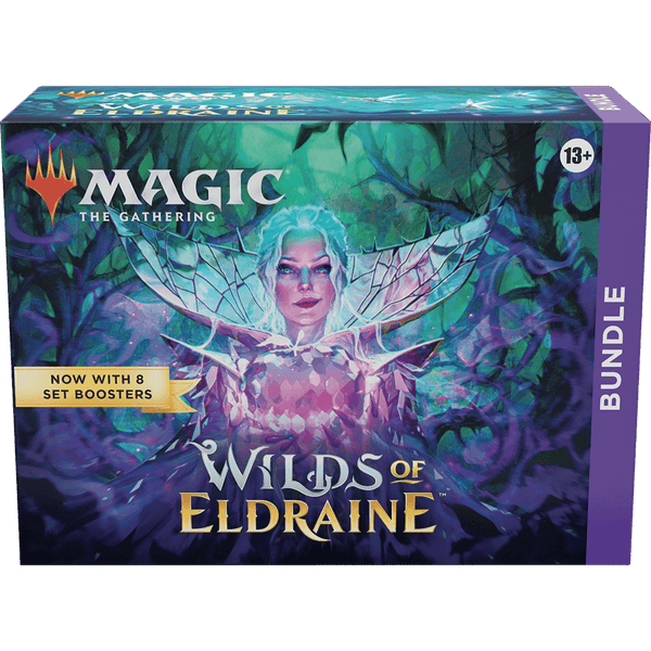 Magic The Gathering Wilds of Eldraine Bundle - 8 Set Boosters + Accessories