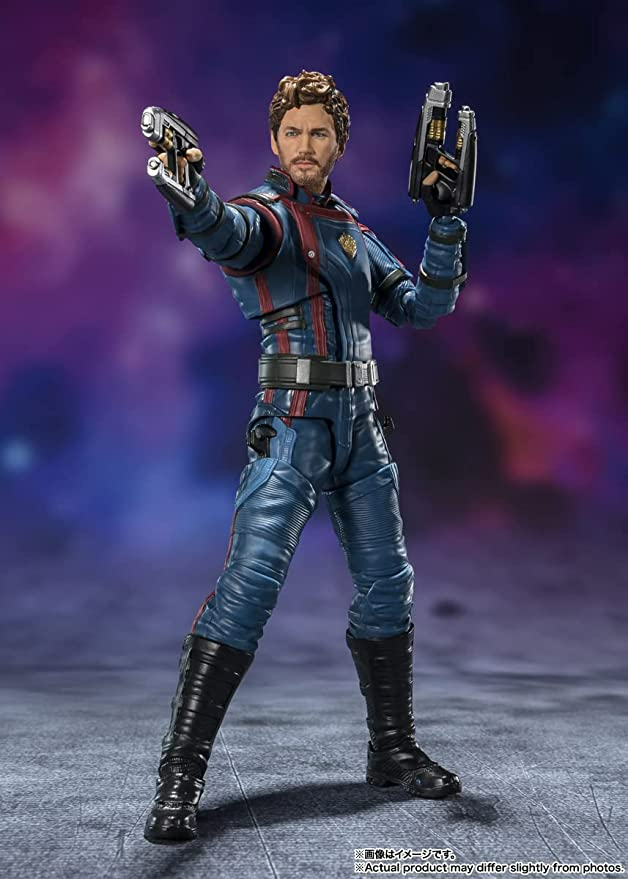 TAMASHII NATIONS - Guardians of The Galaxy: Vol. 3 - Star Lord & Rocket Raccoon (Guardians of The Galaxy: Vol. 3), Bandai Spirits S.H.Figuarts Action Figure