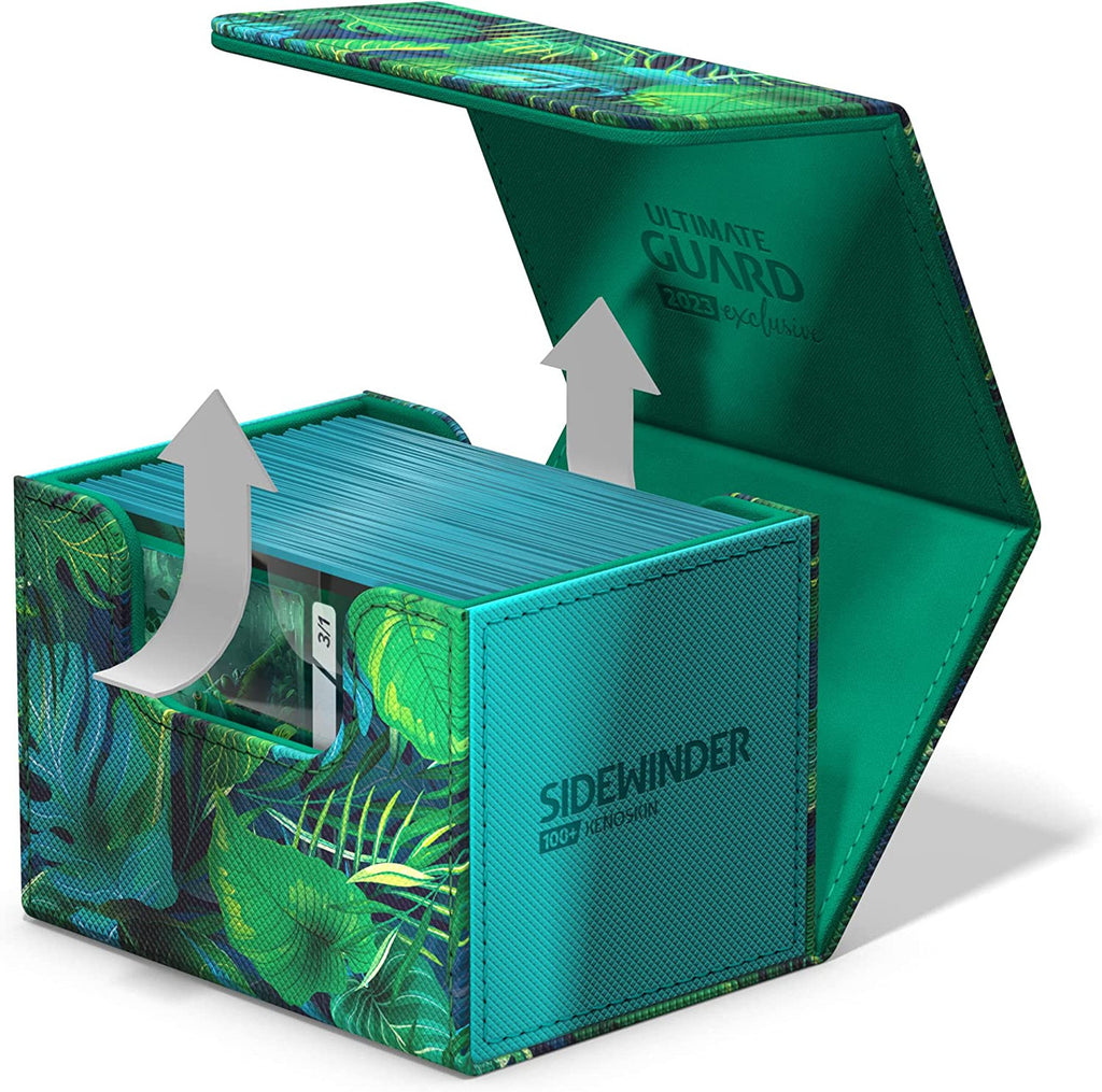 Ultimate Guard 2023 Exclusive Sidewinder Rainforest Green XenoSkin 100ct Single Pack UGD011405 Rainforestgreen