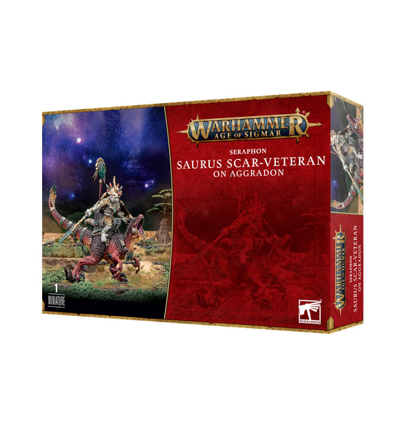 Games Workshop Warhammer Age Of Sigmar Seraphon Saurus Scar-Veteran On Aggradon 88-24