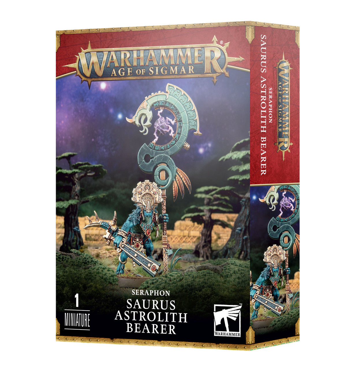 Games Workshop Warhammer Age Of Sigmar Seraphon Saurus Astrolith Bearer 88-20