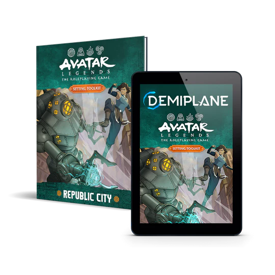Avatar Legends Dungeons & Dragons The Roleplaying Game Republic City MPGV05