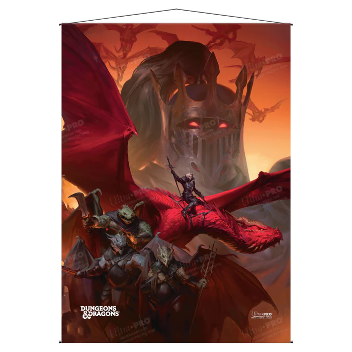 Ultra PRO Dungeons and Dragons Cover Series Wall Scroll Dragonlance Shadow of the Dragon Queen D&D UPI-19449