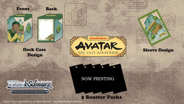 Weiss Schwarz Avatar the Last Airbender Supply Set WSESSATLAWX04